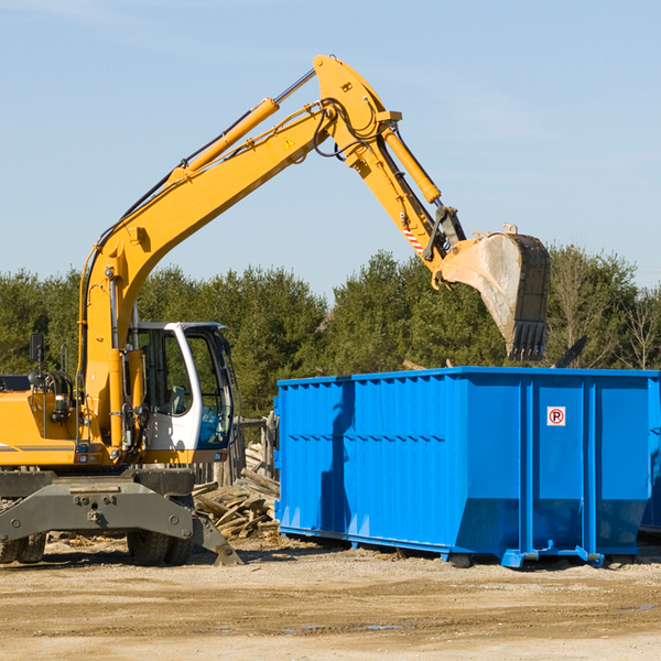 can i request a rental extension for a residential dumpster in Traphill NC